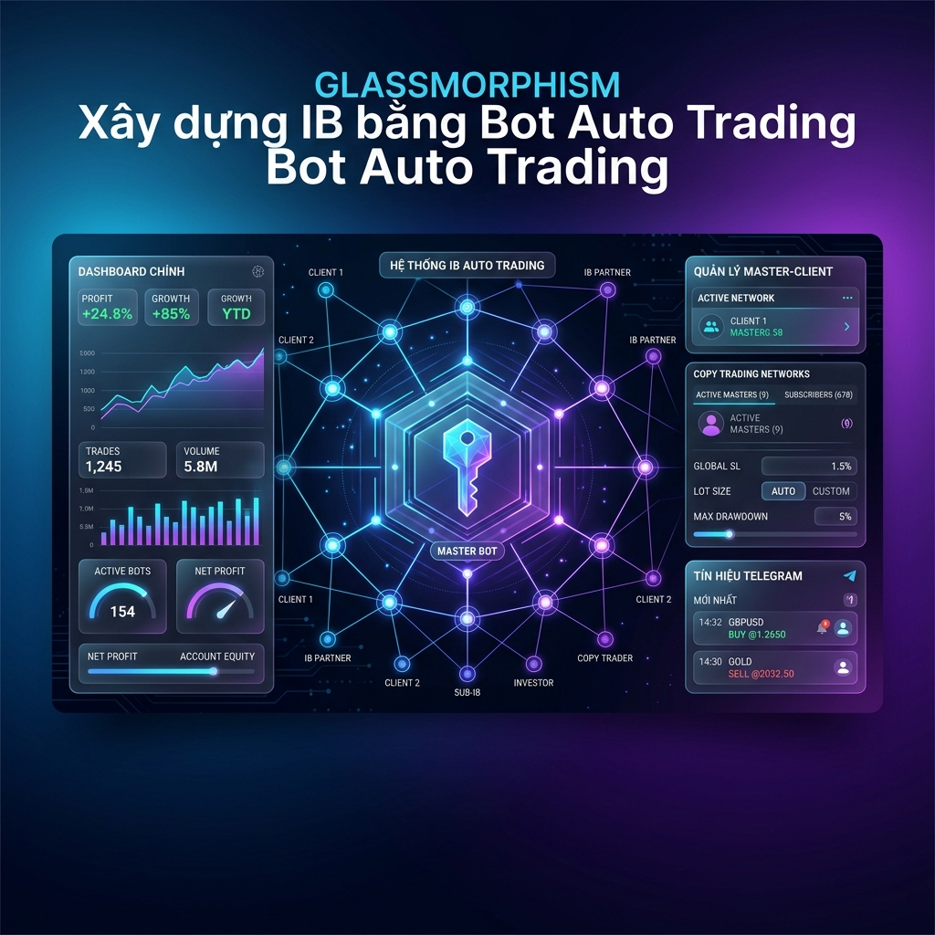 Góc nhìn mới về nghề IB Forex: Tại sao 90% IB truyền thống thất bại và hướng đi bền vững bằng Auto Trading Bot
