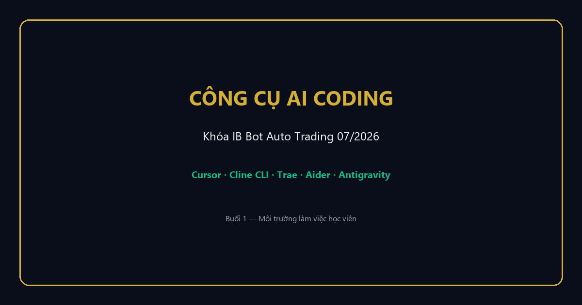 Hướng dẫn cài đặt Aider trên Windows — AI coding trong Terminal + Git